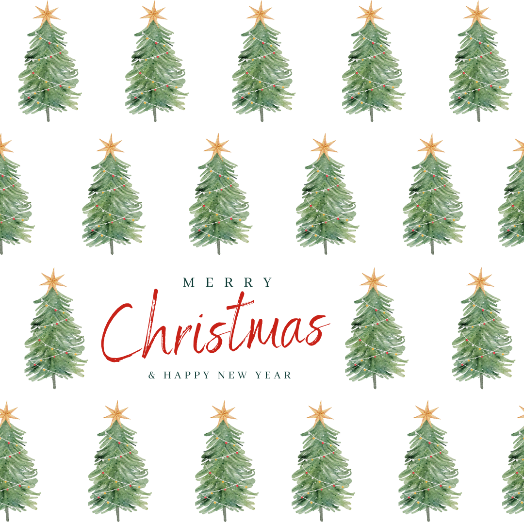 chirstmas merry christmas with trees