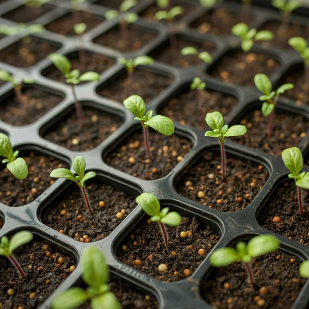tiny seed sprouts